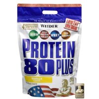 WEIDER Protein 80 Plus - 2000g Erdbeer