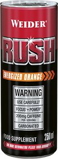 WEIDER Rush - 250ml +  ( Incl.  Pfand ) Orange