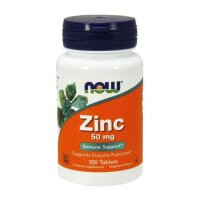 NOW Zinc 50mg  100 Tableten