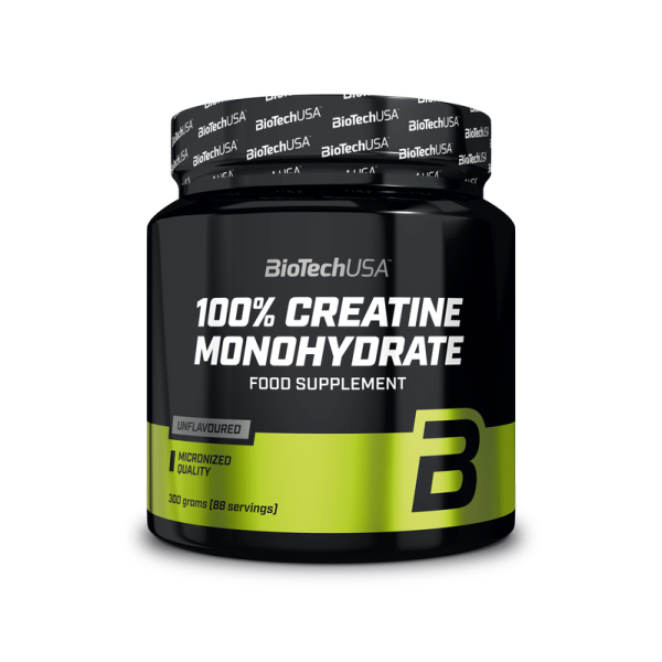 Biotech USA 100 % Creatine Monohydrate - 300 g Pulver Neutral