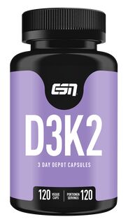 Esn Vitamin D 3 K 2 - 120 Vegan Kapseln