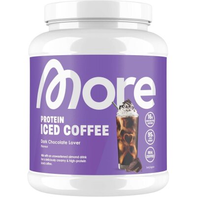 MORE NUTRITION Protein Iced Coffee - 500 g Pulver Dark...