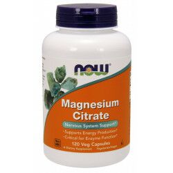 NOW Magnesium Citrate  - 120 Vegan  Kapseln