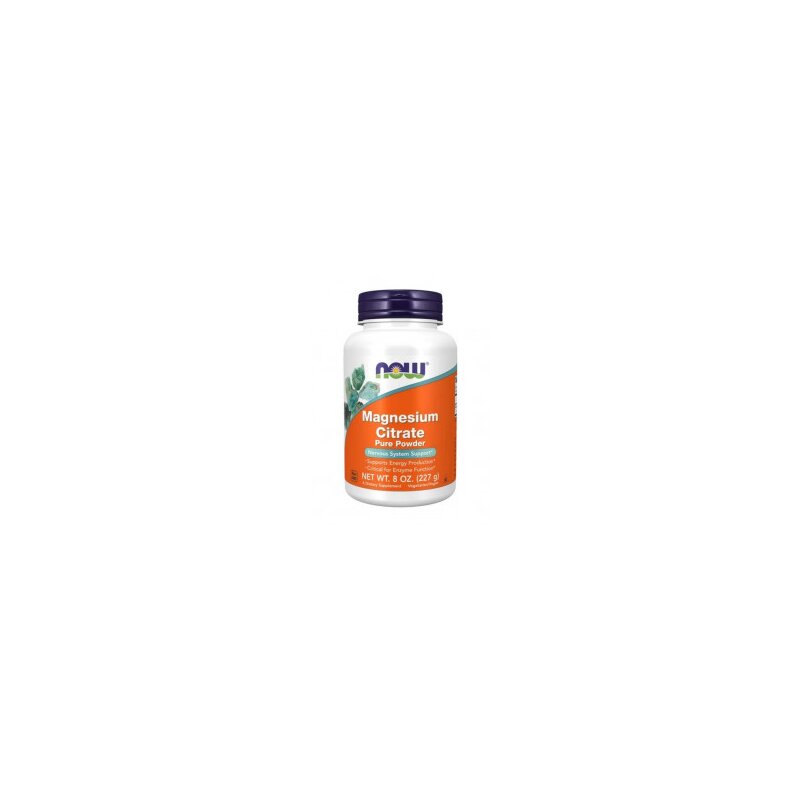 NOW Magnesium Citrate Pure Powder - 227 g Neutral